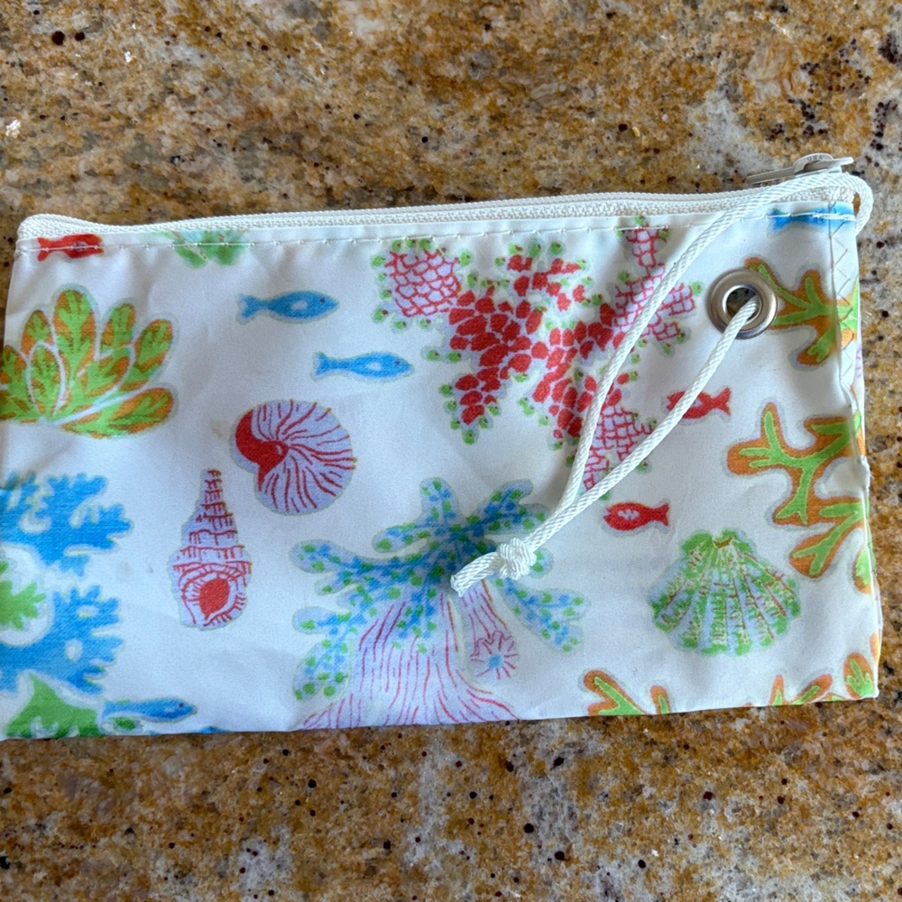 Sea Bags Colorful Ocean/Marine Print Wristlet
